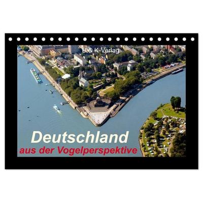 Deutschland aus der Vogelperspektive (Tischkalender 2026 DIN A5 quer), CALVENDO Monatskalender