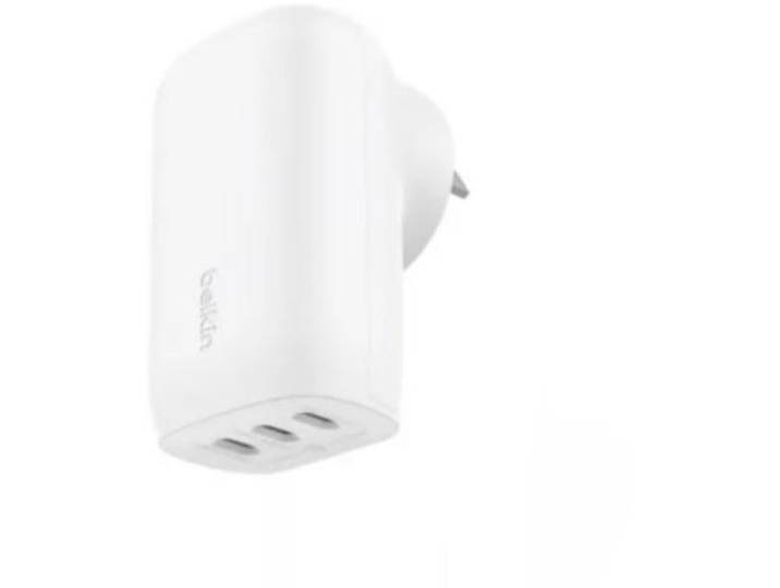 Belkin - Chargeur Ordinateur Portable 67w X3 Usb C Pps Technologie Blanc