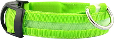 Pet Hub Waterproof LED Dog Collar With Light Green XS