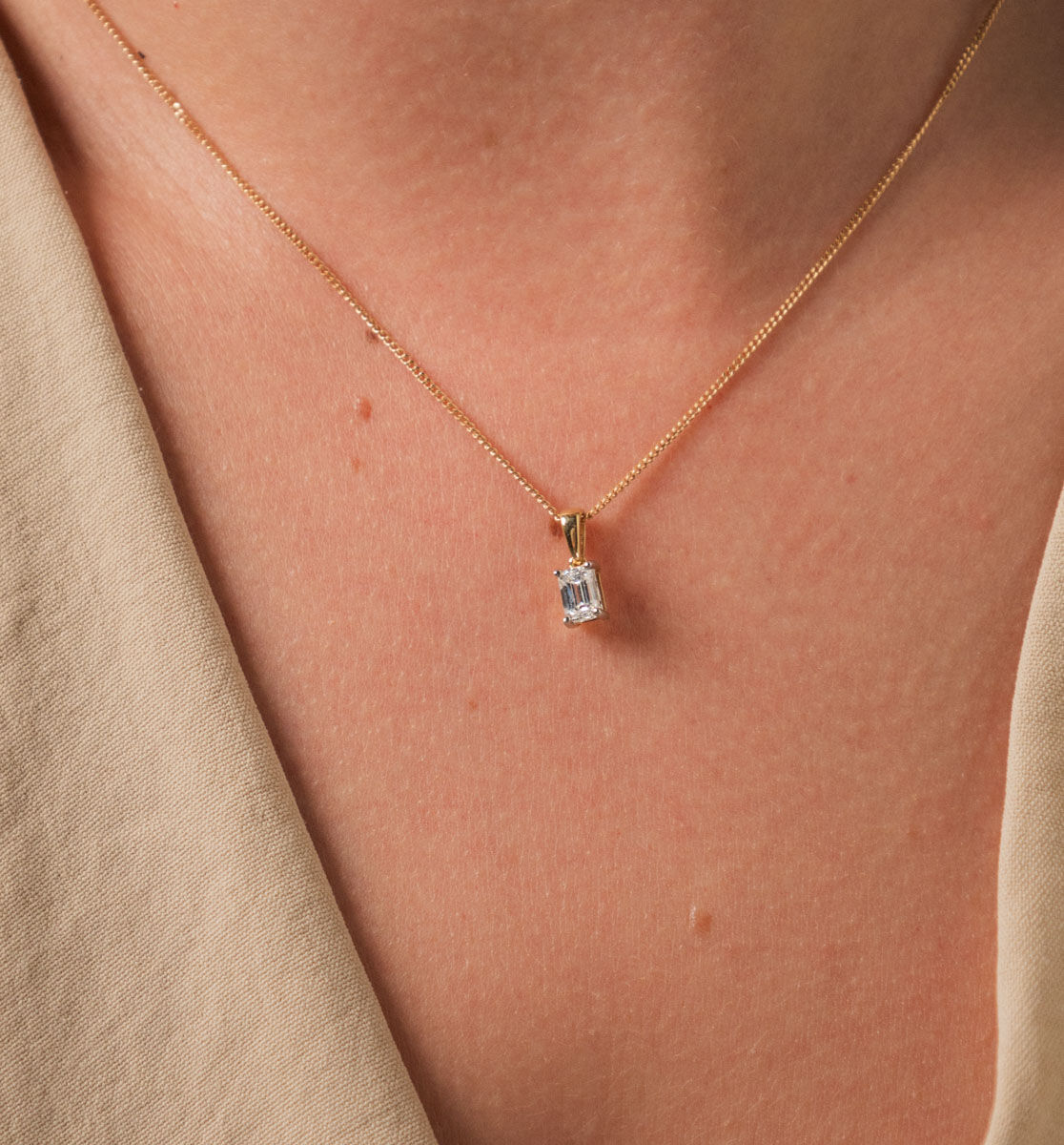 Midem Stockholm timanttiriipus 0,75ct keltakulta