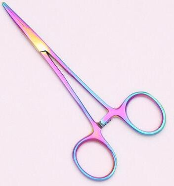 Uplift Treasures Pet Hemostatic Forceps 13cm Stainless Steel Professional Grooming And First Aid Tool cw jd cai