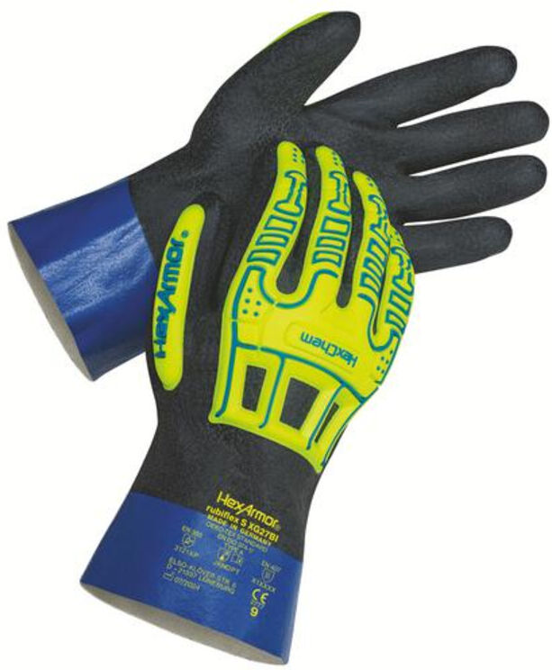 HexArmor Schutzhandschuh rubiflex S XG27BI Größe 7 ; UVEX SAFETY Gloves GmbH & Co. KG (6070807)