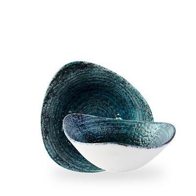 Churchill Homespun Chroma Blue Schale Dreieckig 25.3cm
