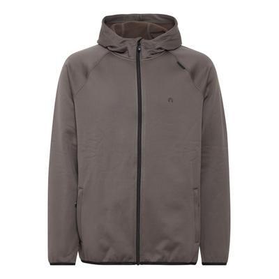 Fleecejacke NORTH BEND "Fleecejacke NBBartos", Herren, Gr. M, grau (magnet), Obermaterial: 95% Polyester PES. 5% Elasthan EL., Jacken Fleecejacke