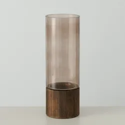 Vase KAYO (DH 12x35 cm) - braun - DH 12x35 cm