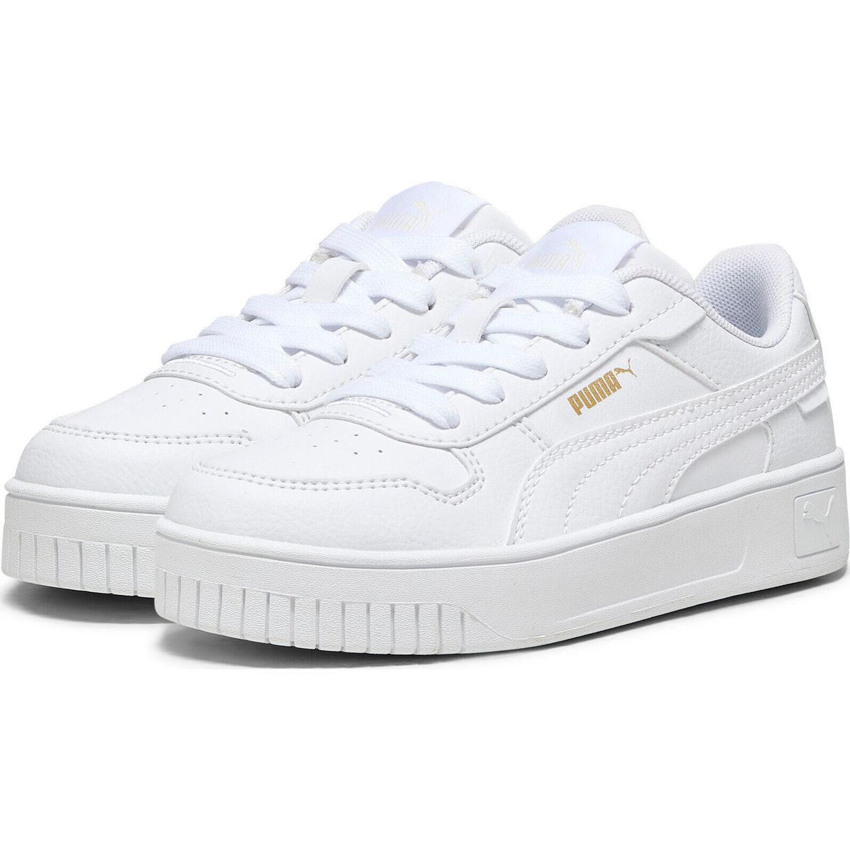 Puma Carina Street PS puma white-puma white-puma gold (01) 10 393847-01-10