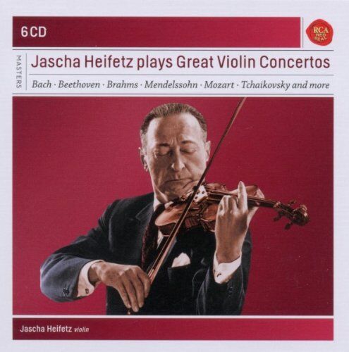 Jascha Heifetz - Jascha Heifetz Plays Great Violin Concertos - Preis vom 09.10.2026 07:28:09 h