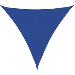 vidaXL Sonnensegel 160 g/m2 Dreieckig Blau 5x5x5 m HDPE