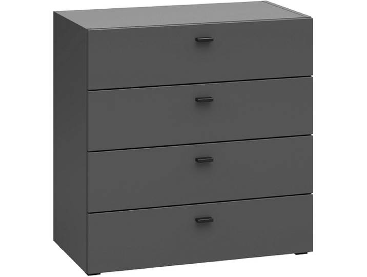 Kommode MODULINK 4 Schubladen 64x35x64cm grafit dekor