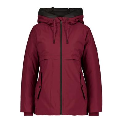 Winterjacke ALIFE & KICKIN "Damen CicelyAK A Winterjacke, gefütterte Jacke", Damen, Gr. S, rot (cranberry juice), 100% Polyester, Jacken Winterjacke, Kurze warme Damenwinterjacke mit gefütterter Kapuze
