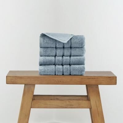 Cariloha Hand Towel   Turkish Cotton and Viscose Material Blend   Extra Smooth, Odor Resistant and Highly Absorbent