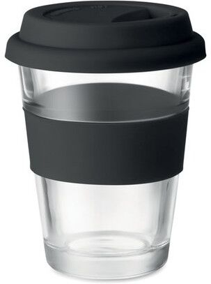 Gobelet en verre personnalisable 350 ml ASTOGLASS verre noir