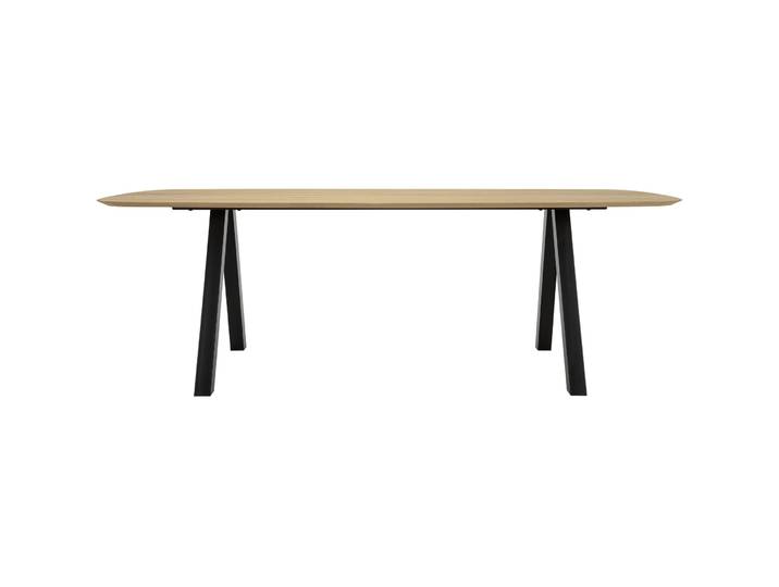 Tisch Elodie Eiche natur Massivholz B 95 T 180 cm