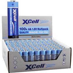 XCell Mignon (AA)-Batterie Alkali-Mangan 1.5 V 100 St. 146495