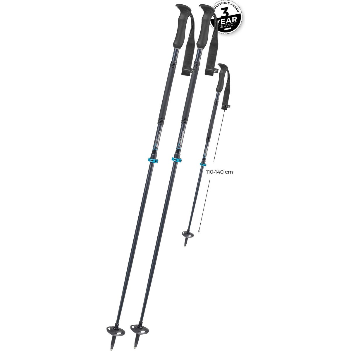 Komperdell Free Touring Thermo Adventure dark grey/ blue (10) 1842444-10-Tele