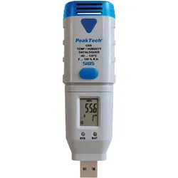 PEAKTECH 5185 - Datenlogger, Temperatur, Luftfeuchte, -40 ... +125°C