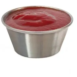MONOUSO - Soßenbecher aus Edelstahl 60ml (12 Stück)