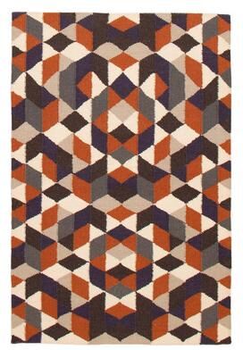 414.45 "Ankara Cream Kilim 5'2"" x 7'9"" - 5'2 x 7'9"