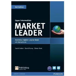 Market Leader 3rd Edition Upper Intermediate Coursebook (with DVD-ROM inc. Class Audio) &MyLab, Schulbücher von David Falvey, Simon Kent, David Cotton