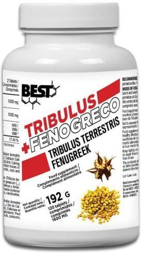 Best Protein Tribulus + Fenugreek 120 Tablets 1600 mg