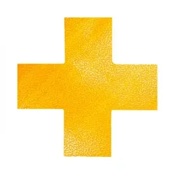 DURABLE Bodenmarkierung »Kreuz«, gelb
