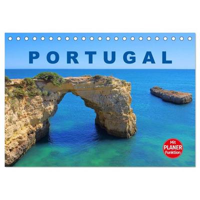 Portugal (Tischkalender 2026 DIN A5 quer), CALVENDO Monatskalender
