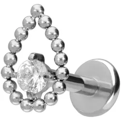 Titan Labret mit Push Fit TROPFEN + KRISTALL