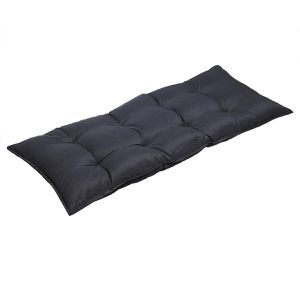 Deuba Auflage 108024, aus Polyester, für Gartenbänke, 110 x 45 cm, anthrazit