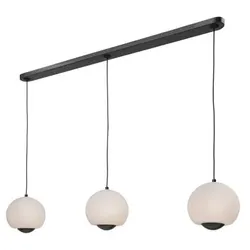 Villeroy & Boch Pendelleuchte Stirling Alu, Eisen, Stahl Metall Schwarz