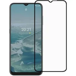 Screenguard Nokia C22 Full Screen Panzerglas Schutzfolie 2.5D 9H (Nokia C22), Smartphone Schutzfolie, Schwarz