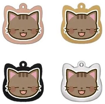 Uplift Essentials Cute Personalized Stainless Steel Cat Identification Tags style 11