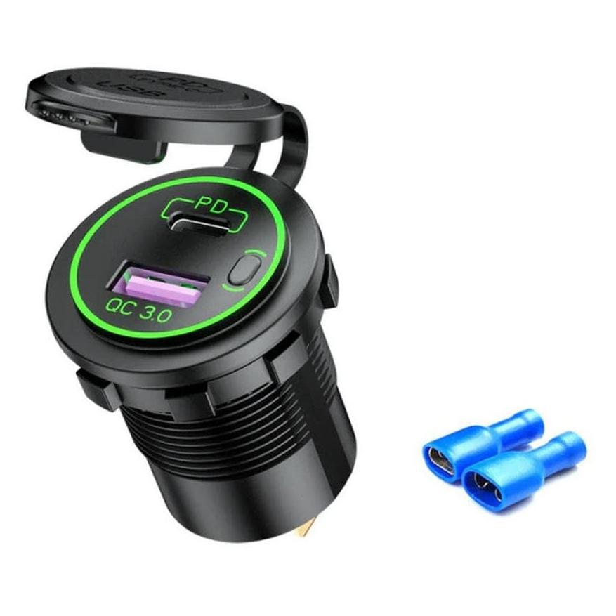 Swaytronic QC 3.0 USB Buchse (Solarstecker) (7640182628123)
