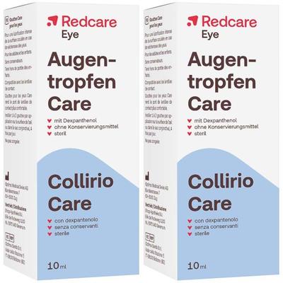 Redcare Eye Augentropfen Care (mit Dexpanthenol) Doppelpack 2x10 ml Tropfen