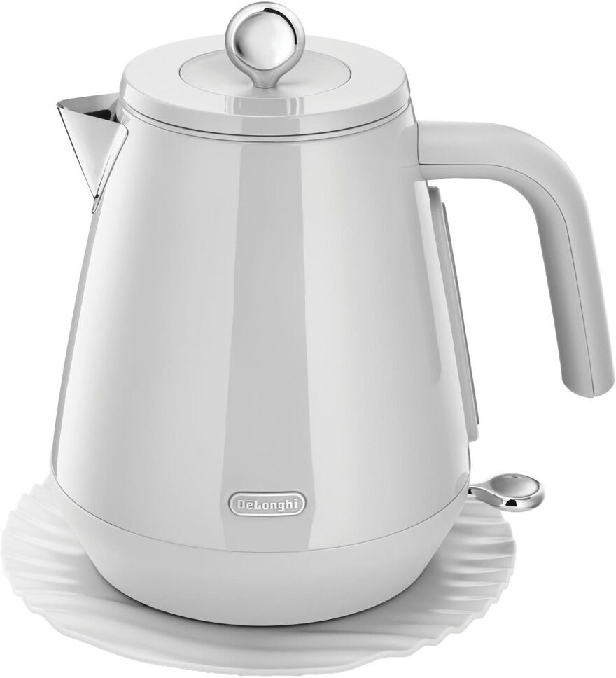 DeLonghi Eclettica 1.7L Kettle KBY3001.W, Whimsical White White 1.7L