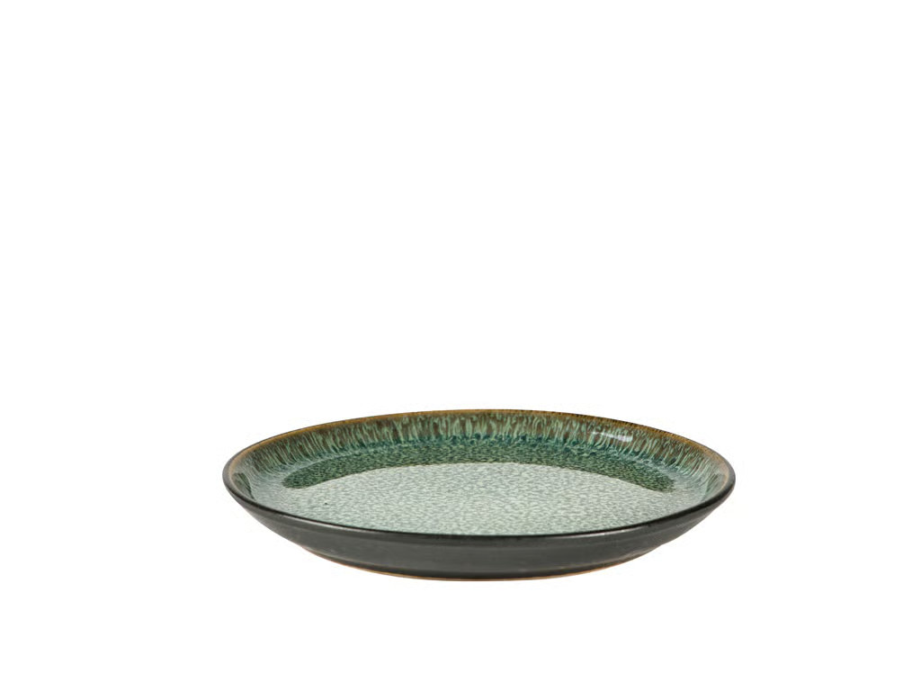 Bitz Gastro bord Zwart-groen Ø17 cm