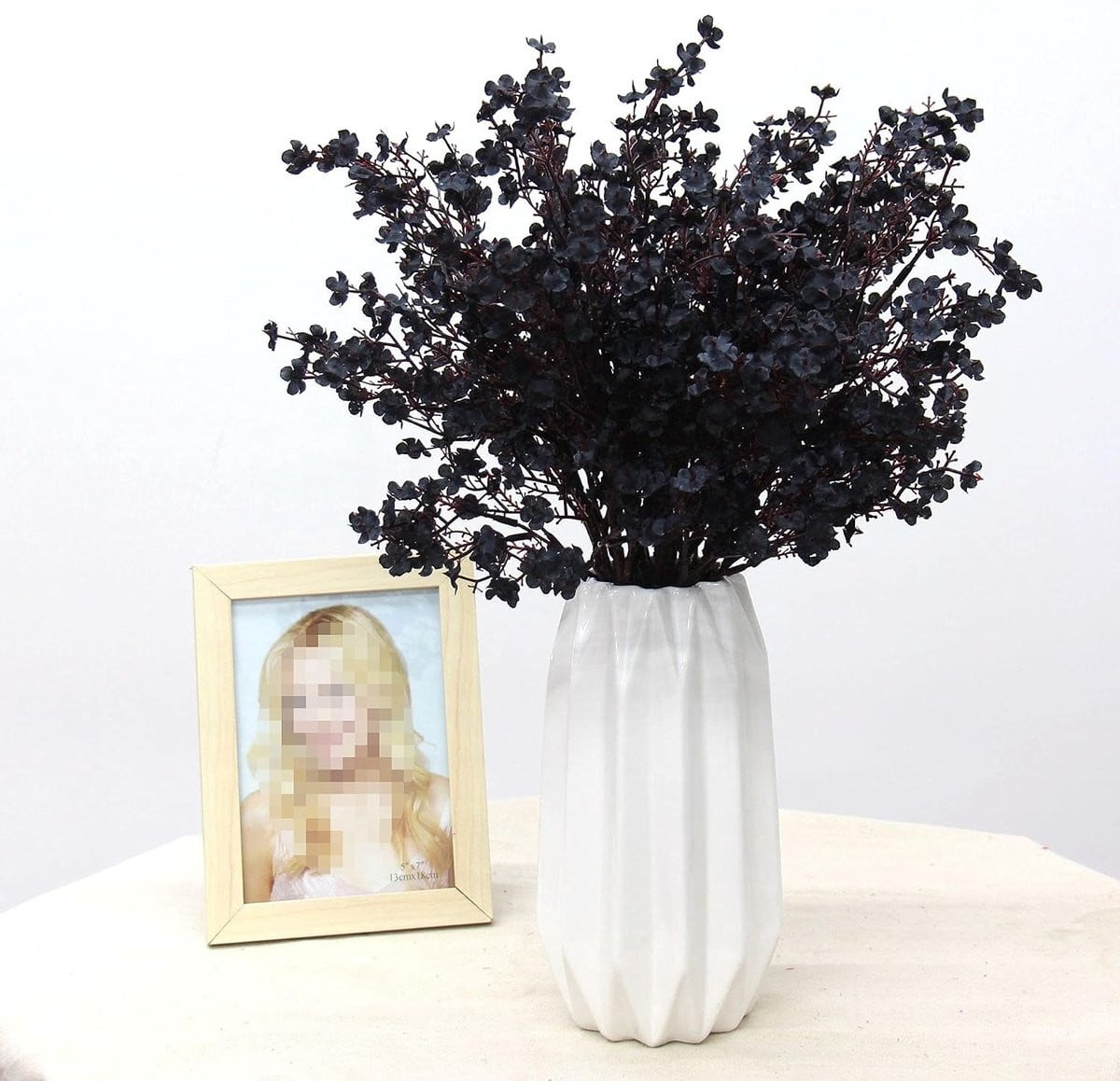 Nep Gypsophila Kunstbloemen Boeket Licht Paars - 50 cm