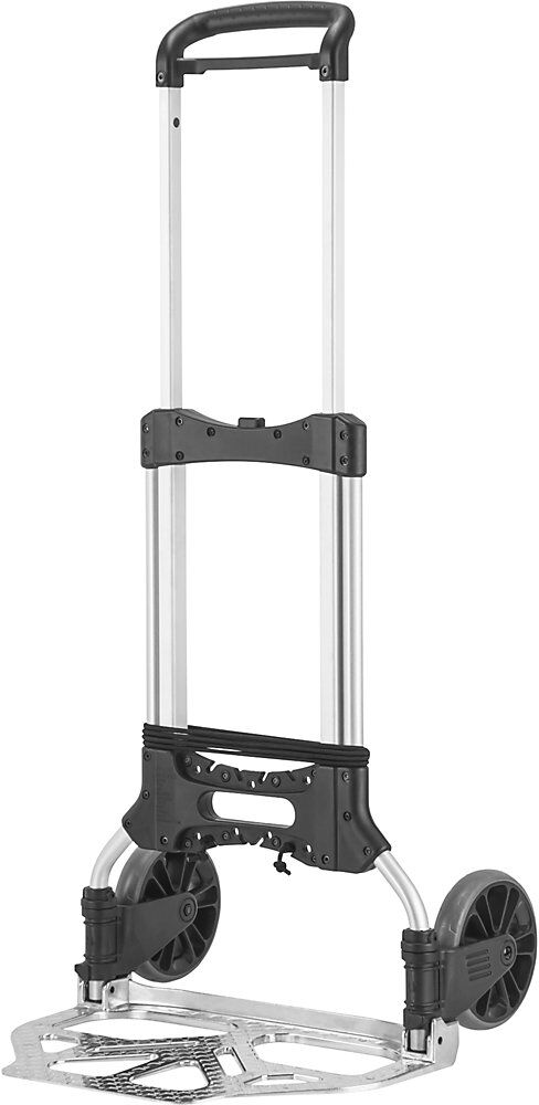 Transportkarre klappbar, Tragfähigkeit 125 kg, Polymer spurlos eurokraft basic