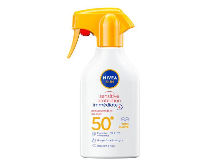 NIVEA SUN Sensitive Spray Protection Solaire SPF50+ - 250 ml