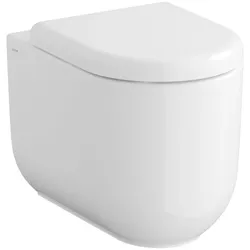 VitrA Liquid Stand-WC VitrA Flush 2.0 Weiß Hochglanz mit Oberflächenveredelung VitrA,7320B403-0075 7320B403-0075
