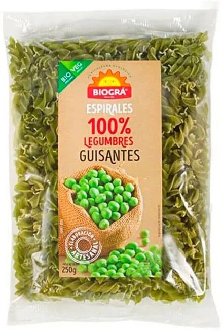Biogra Espirais De Ervilhas Bio 250g