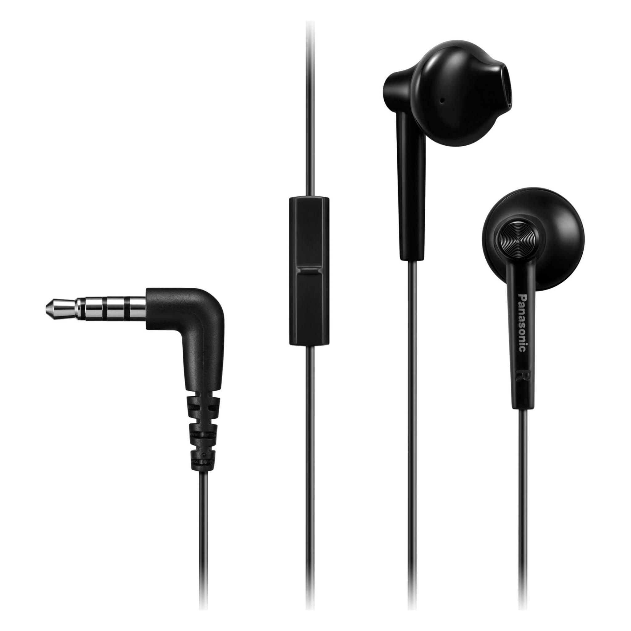Panasonic RP-TCM55E-K In-Ear Headphones Black (NC, Kabelgebunden) (RP-TCM55E-K)