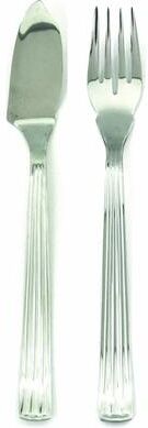 Mepra Sole Flatware Fish Set - 24 Pieces - Stainless Steel