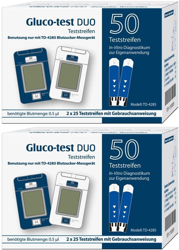 Gluco-test Gluco Test DUO Teststreifen 2x 2x50 St