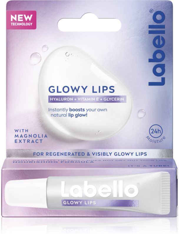 Labello Glowy Lips moisturising lip balm with hyaluronic acid 10 ml