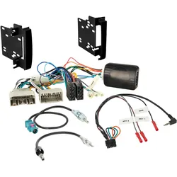  Dodge / Chrysler / Jeep 2-DIN Kit > schwarz 