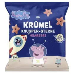 Krümel Peppa Knuspersterne Himbeere bio