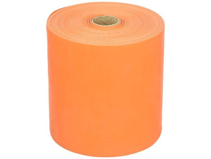 CanDo 2 x Trainingsband / Gymnastikband, Länge 45 m, Val-u-Band® - orange (sehr leicht)