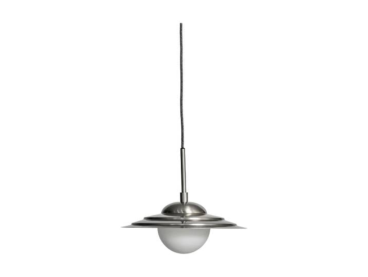 House Doctor Suspension Coin Brossé argent