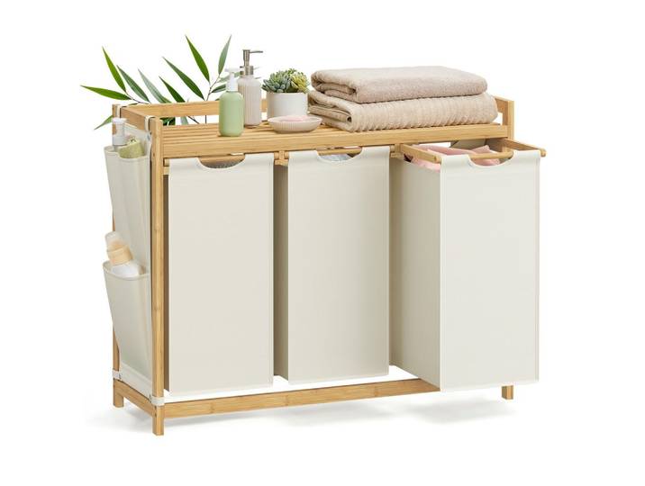 WÄSCHEKORB Ecru B: 94cm