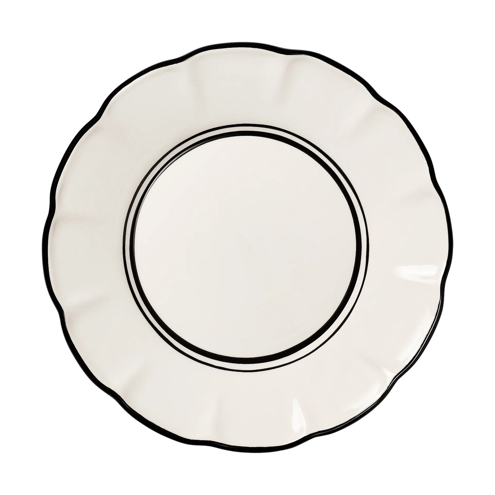 Pick a Poppy Bistro bord Black, diameter: 28 cm